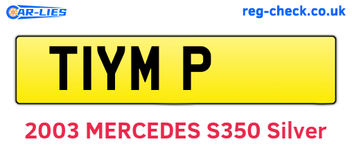 T1YMP are the vehicle registration plates.