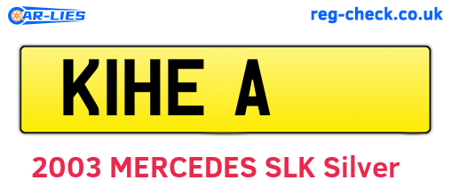 K1HEA are the vehicle registration plates.