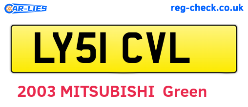 LY51CVL are the vehicle registration plates.