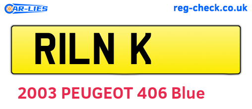 R1LNK are the vehicle registration plates.