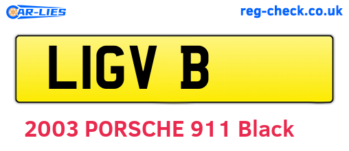 L1GVB are the vehicle registration plates.