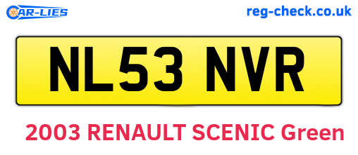 NL53NVR are the vehicle registration plates.