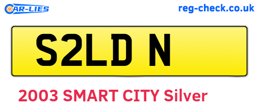 S2LDN are the vehicle registration plates.