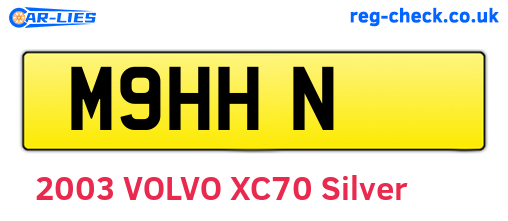 M9HHN are the vehicle registration plates.