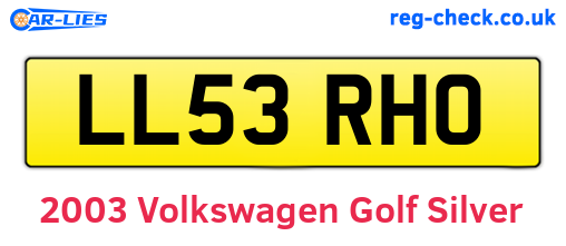 Silver 2003 Volkswagen Golf (LL53RHO)