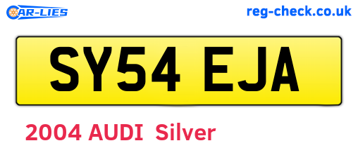 SY54EJA are the vehicle registration plates.