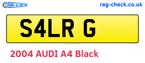 S4LRG are the vehicle registration plates.