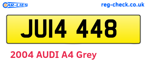 JUI4448 are the vehicle registration plates.
