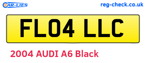 FL04LLC are the vehicle registration plates.