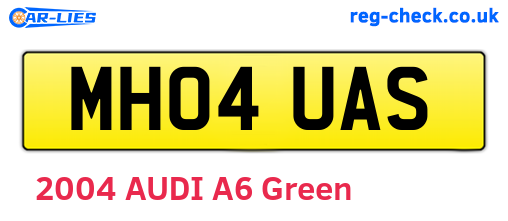 MH04UAS are the vehicle registration plates.