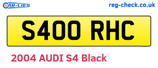 S400RHC are the vehicle registration plates.