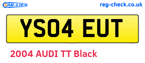 YS04EUT are the vehicle registration plates.