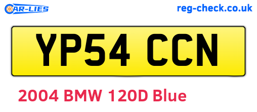 YP54CCN are the vehicle registration plates.