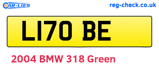 L17OBE are the vehicle registration plates.