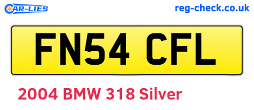 FN54CFL are the vehicle registration plates.