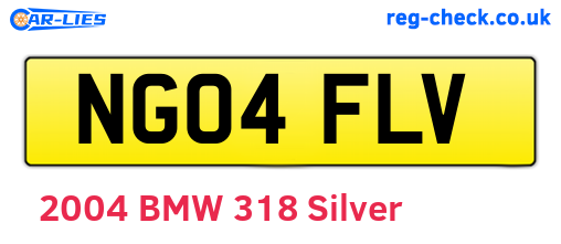 NG04FLV are the vehicle registration plates.