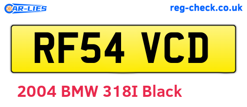 RF54VCD are the vehicle registration plates.
