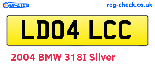LD04LCC are the vehicle registration plates.