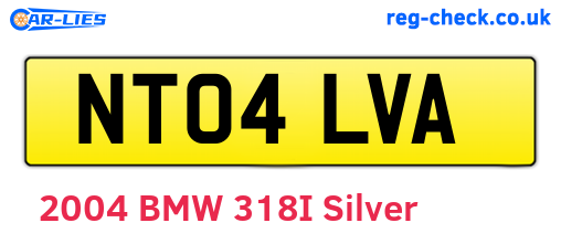 NT04LVA are the vehicle registration plates.