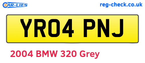 YR04PNJ are the vehicle registration plates.