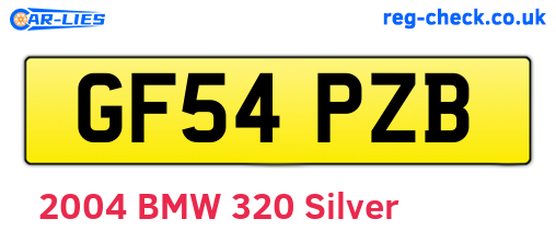 GF54PZB are the vehicle registration plates.