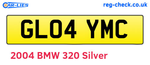 GL04YMC are the vehicle registration plates.