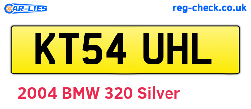 KT54UHL are the vehicle registration plates.
