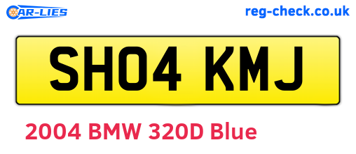 SH04KMJ are the vehicle registration plates.