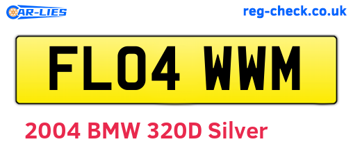 FL04WWM are the vehicle registration plates.