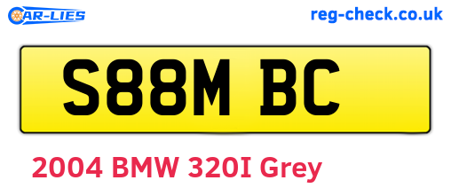 S88MBC are the vehicle registration plates.