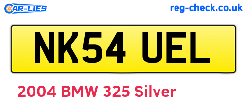 NK54UEL are the vehicle registration plates.