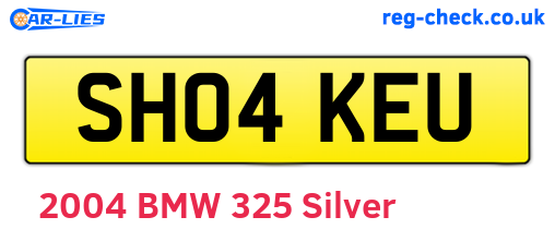 SH04KEU are the vehicle registration plates.