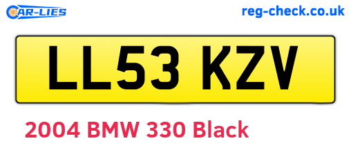 LL53KZV are the vehicle registration plates.