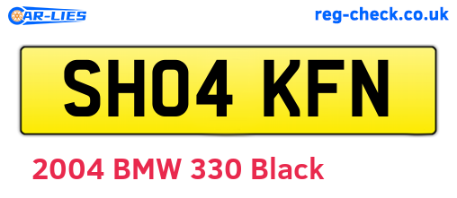 SH04KFN are the vehicle registration plates.