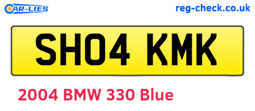 SH04KMK are the vehicle registration plates.