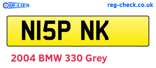 N15PNK are the vehicle registration plates.