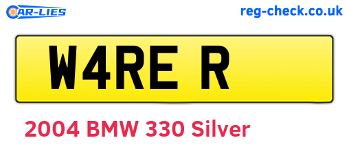 W4RER are the vehicle registration plates.