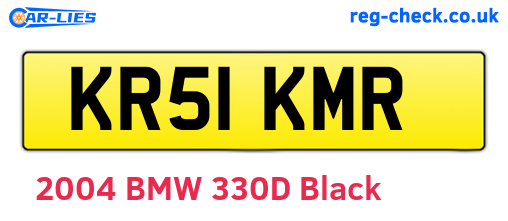 KR51KMR are the vehicle registration plates.