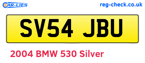 SV54JBU are the vehicle registration plates.