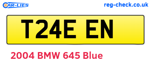 T24EEN are the vehicle registration plates.