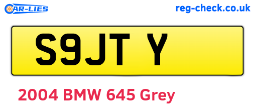 S9JTY are the vehicle registration plates.
