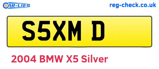 S5XMD are the vehicle registration plates.