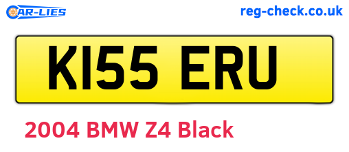 K155ERU are the vehicle registration plates.