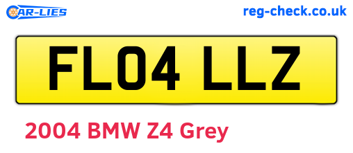 FL04LLZ are the vehicle registration plates.