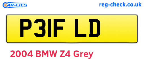 P31FLD are the vehicle registration plates.