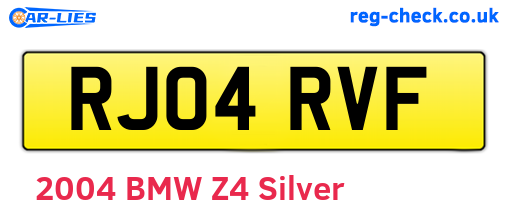 RJ04RVF are the vehicle registration plates.