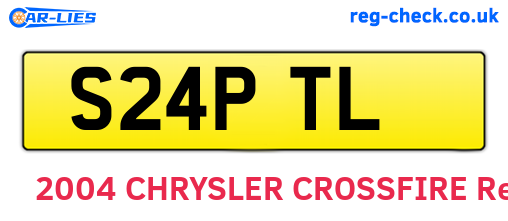 S24PTL are the vehicle registration plates.