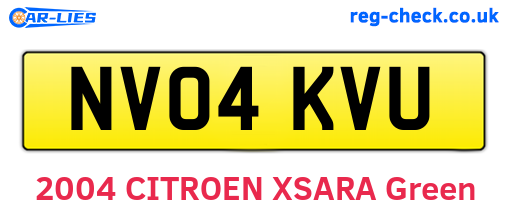 NV04KVU are the vehicle registration plates.