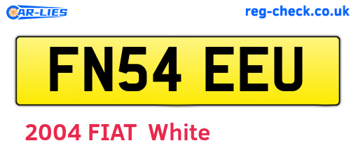FN54EEU are the vehicle registration plates.