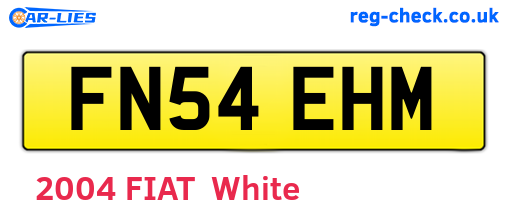 FN54EHM are the vehicle registration plates.